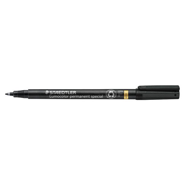 Permanentinis žymeklis STAEDTLER LUMOCOLOR SPECIAL 319, 0,6mm, JUODA 3