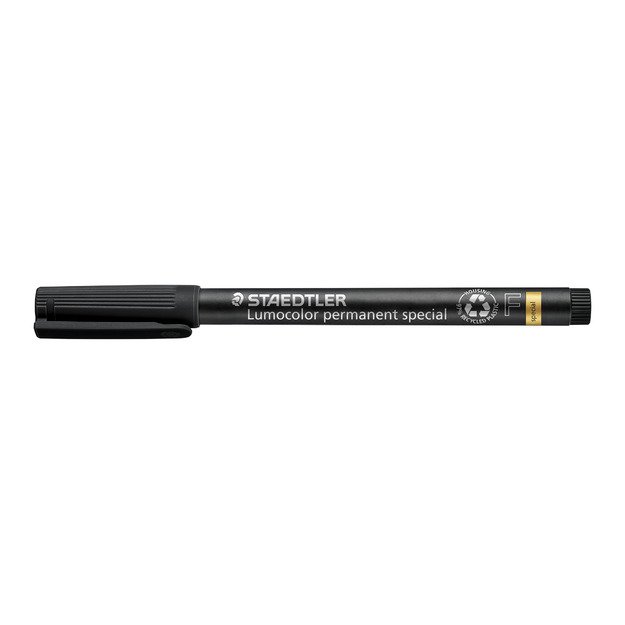 Permanentinis žymeklis STAEDTLER LUMOCOLOR SPECIAL 319, 0,6mm, JUODA 1