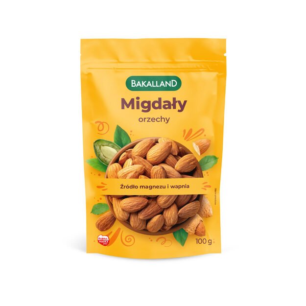 Migdolai, BAKALLAND, 100 g