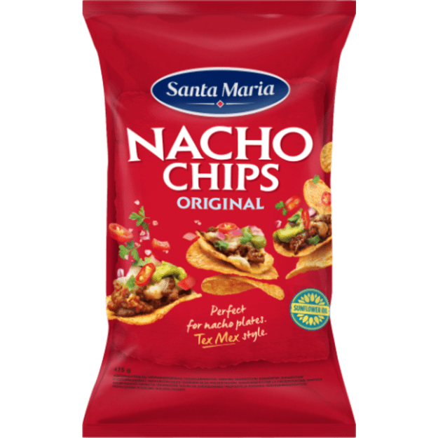 Kukurūzų tra&scaron;kučiai Nacho SANTA MARIA, 475 g