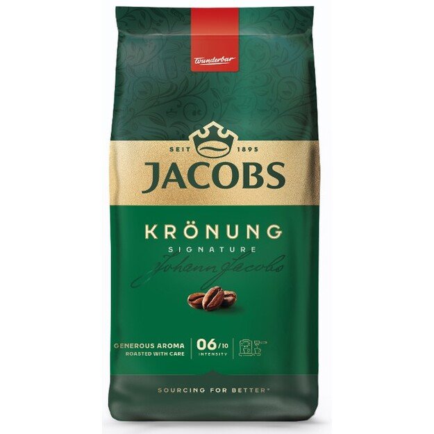 Kavos pupelės JACOBS Kronung, 1 kg