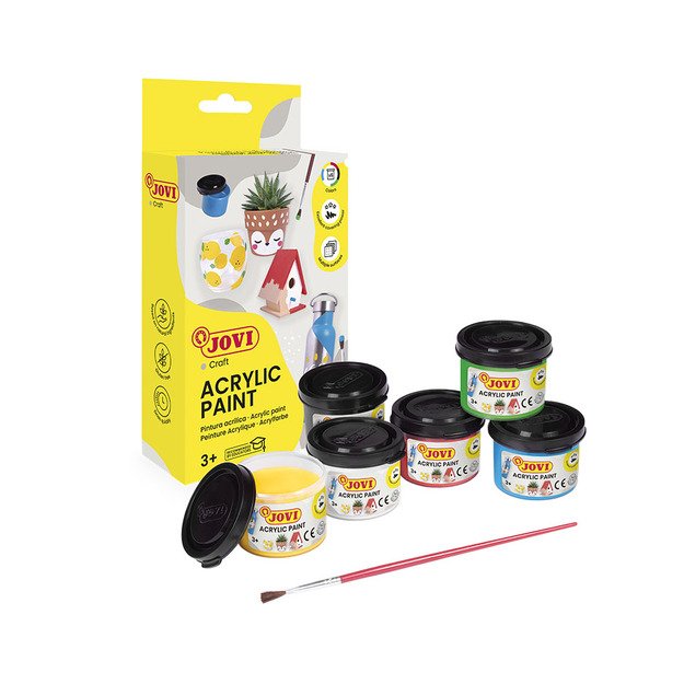 Dekoraciniai dažai sustingusioms figūrėlėms JOVI, 6sp. 3