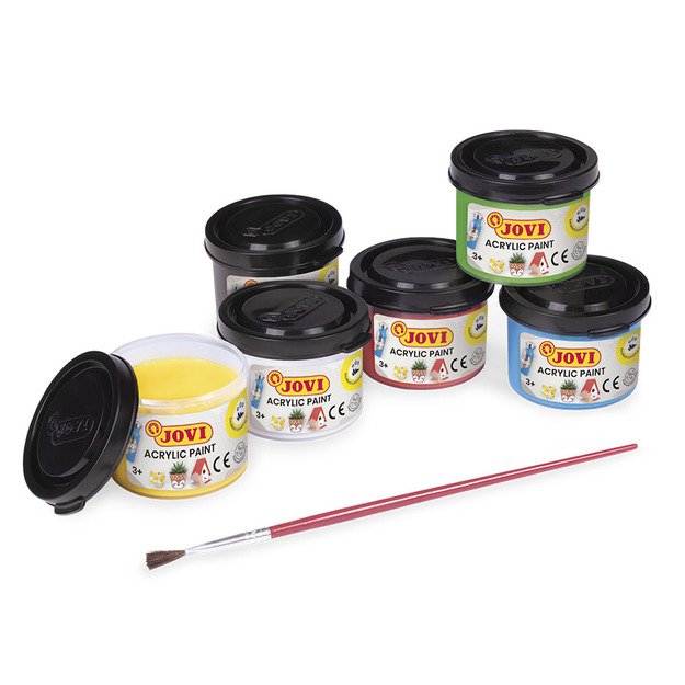 Dekoraciniai dažai sustingusioms figūrėlėms JOVI, 6sp. 4