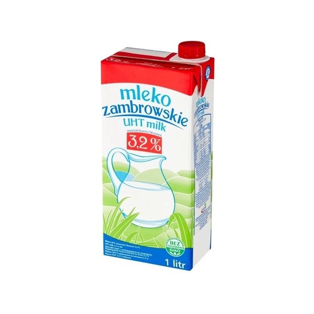 Pienas ZAMBROWSKIE, 3,2%, UAT, 1 l