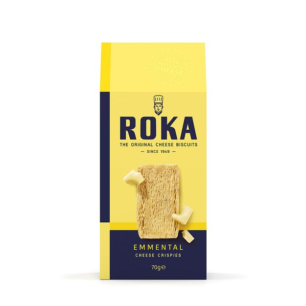 Sūrio trapučiai ROKA Emmental, 70 g