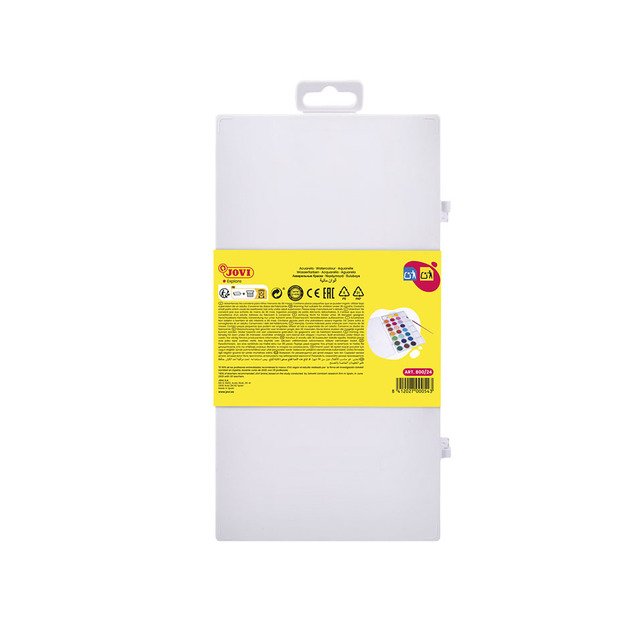 Akvareliniai dažai JOVI, 24 spalvų rinkinys + teptukas 1