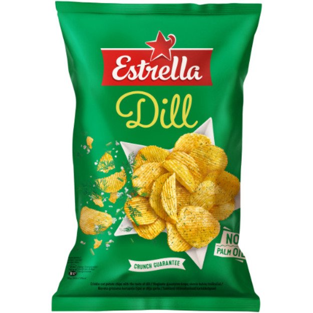 Tra&scaron;kučiai ESTRELLA, su krapais, 130 g 2