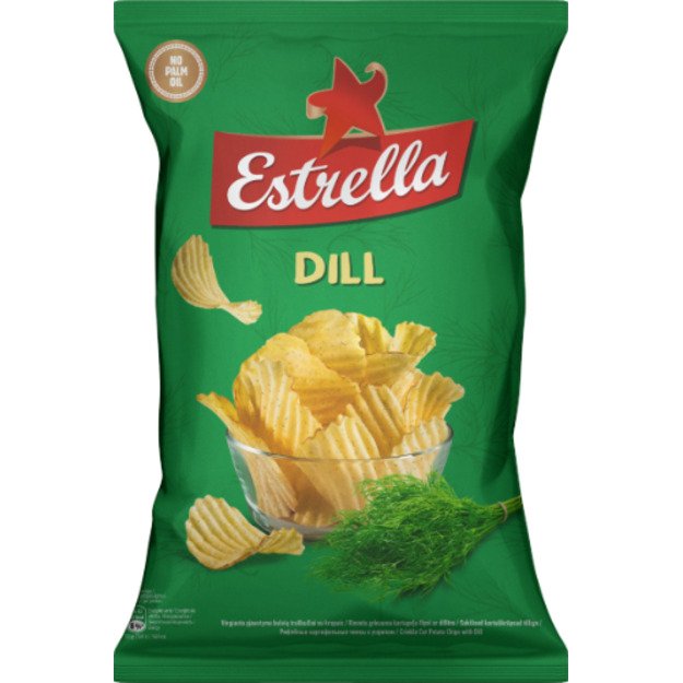 Traškučiai ESTRELLA, su krapais, 130 g