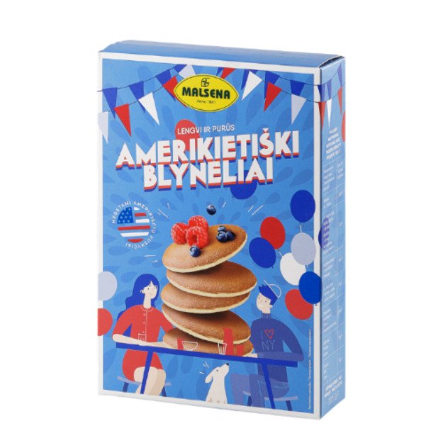 Mišinys MALSENA, amerikietiškiems blyneliams, 300 g 1