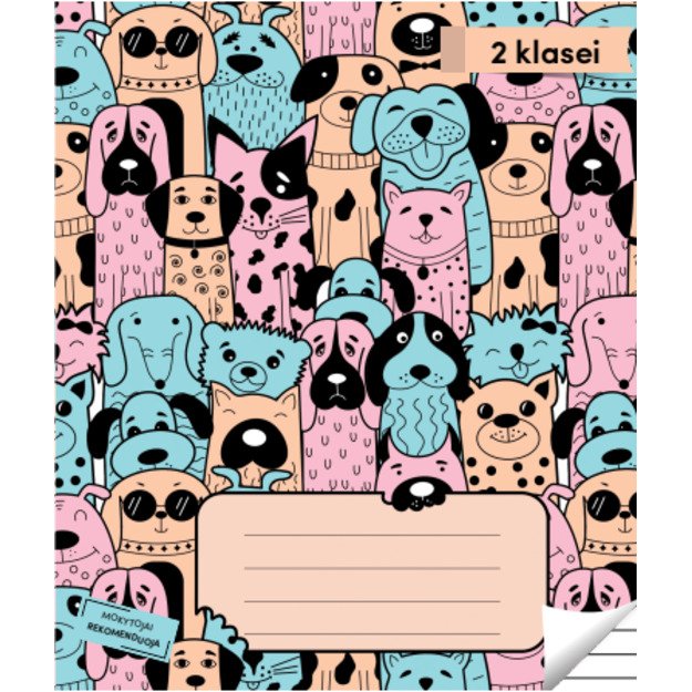 Sąsiuvinis linijomis, 2 klasei, 12 lapų. Vidinių lapų gramatūra – 90 g/m2. Su taisyklėmis ir žaidimais.