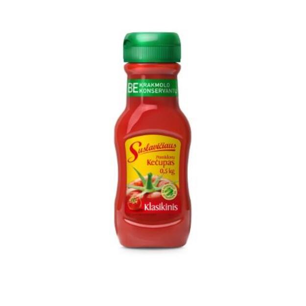 Pomidorų kečupas SUSLAVIČIAUS, Klasikinis, 500g 1