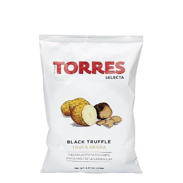 Bulvių traškučiai TORRES, su trumais, 125g.