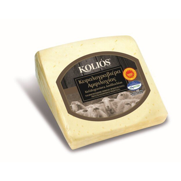 Kietasis sūris Kefalograviera Amfilochias KOLIOS, PDO, 250g