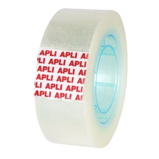 Lipni juostelė APLI CRYSTAL, 19 mm x 33 m, ypač skaidri 1
