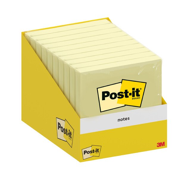 Lipnūs lapeliai Post-it®, 76x 76 mm, 100 lapelių, kanarėlės geltona 1