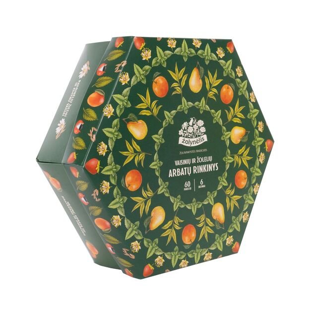 Žolelių ir vaisinių arbatų rinkinys, ŽOLYNĖLIS 60 vnt 1
