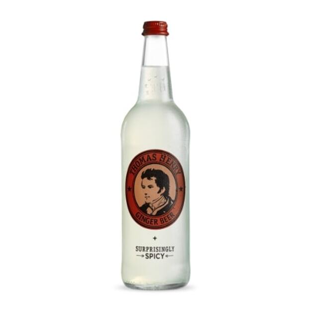 Gazuotas gaivusis gėrimas THOMAS HENRY GINGER BEER, nealkoholinis, 0.75l but