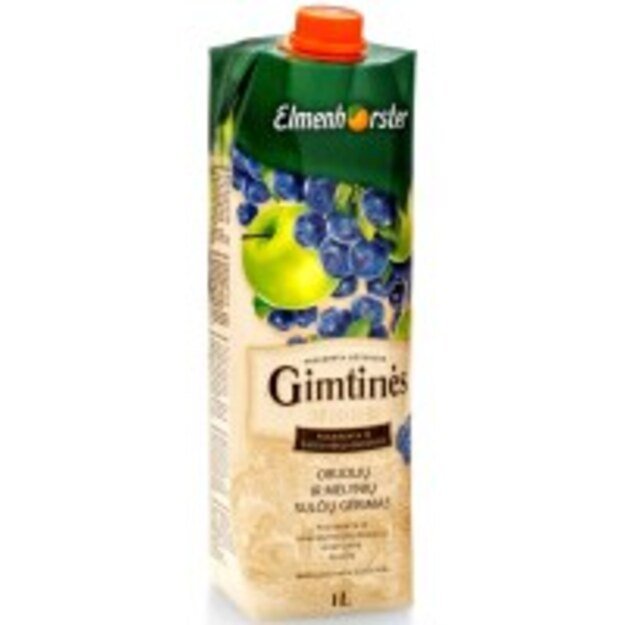 Obuolių ir mėlynių sulčių gėrimas ELMENHORSTER Gimtinės, 30%, 1 l