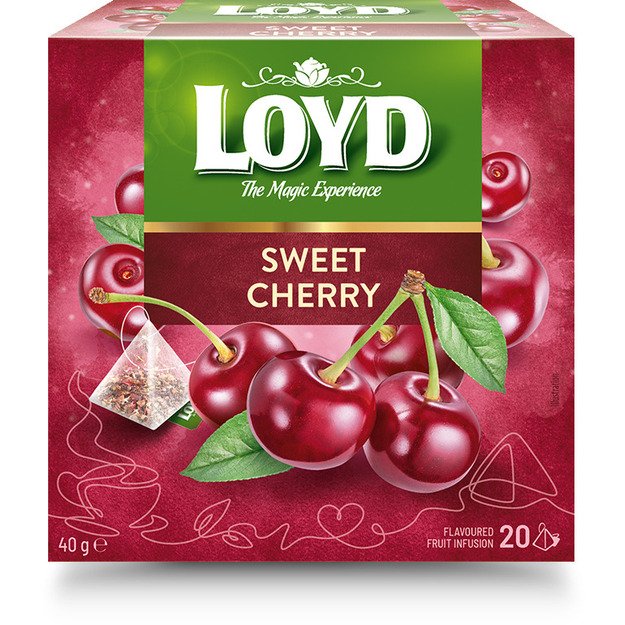 Vaisinė arbata LOYD, vyšnių skonio, 20 x 2g 1