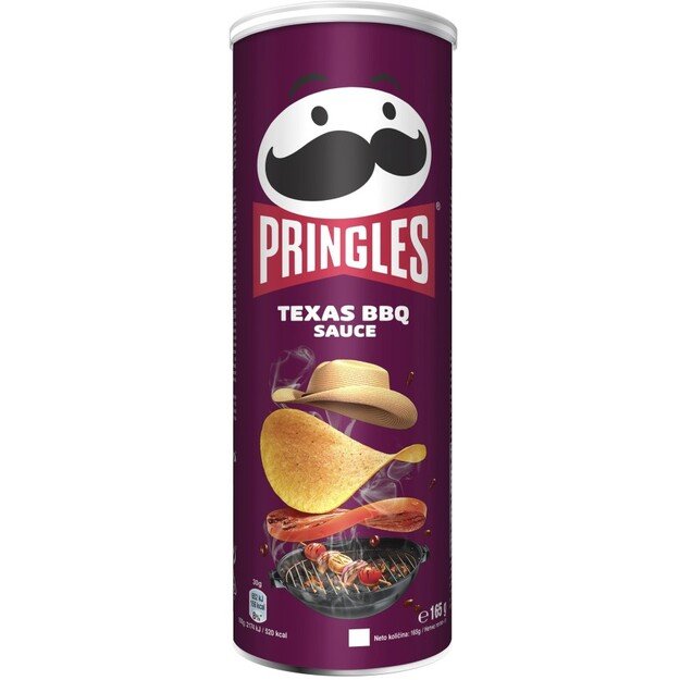 Užkandis PRINGLES Barbeque, 165 g