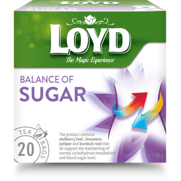 Arbata LOYD Balance of Sugar 20x2g 1