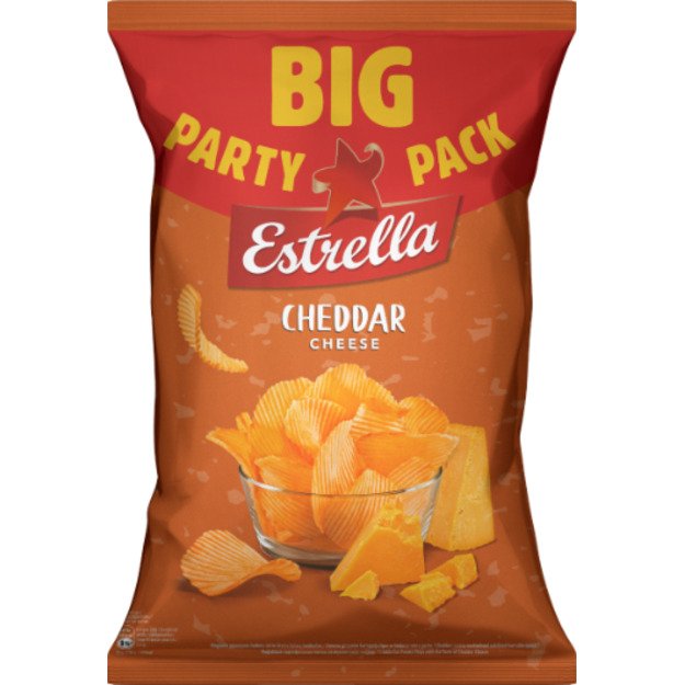 Traškučiai ESTRELLA, čederio sūrio skonio, 250 g