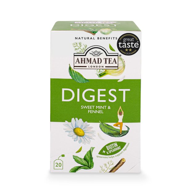 Ahmad Tea Natūrali arbata   Digest  , vokeliuose, 20 vnt. 1