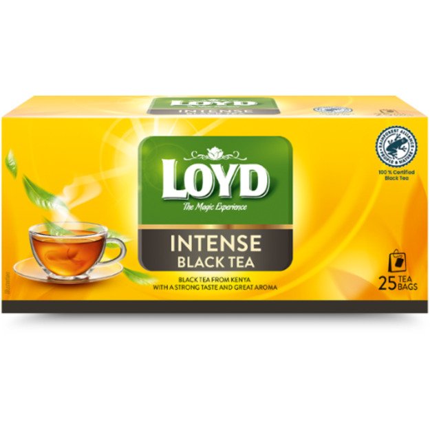 Juodoji arbata LOYD Intense, 25 x 2 g