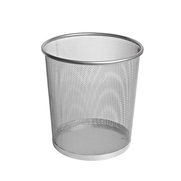 Šiukšlių dėžė FOROFIS, 16l, metalinė, sidabrinės sp.