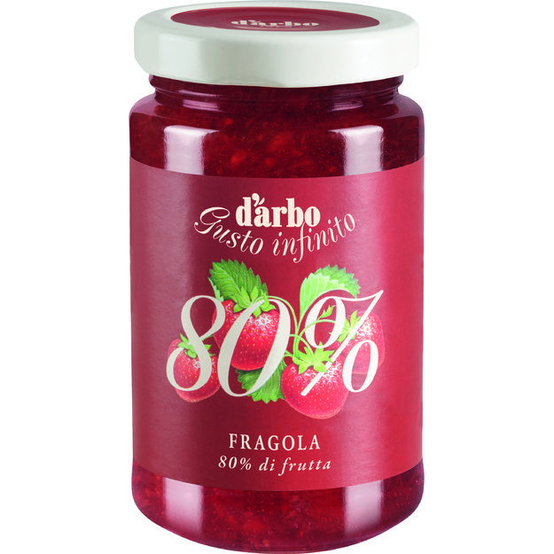 Braškių džemas D ARBO, 80%, 250 g