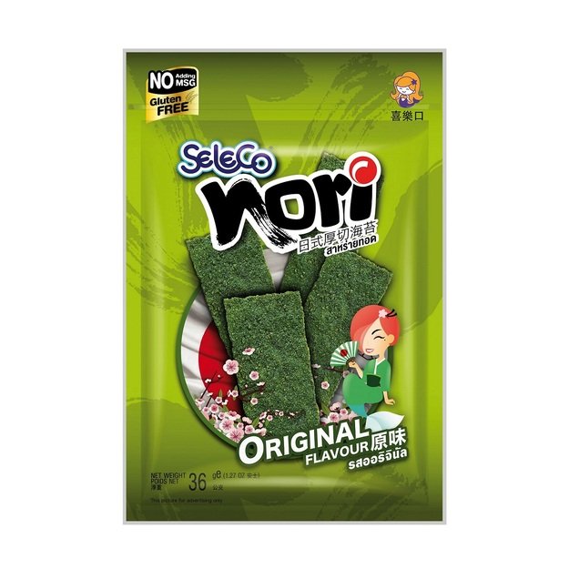 Jūros dumblių užkandis SELECO, 40 g