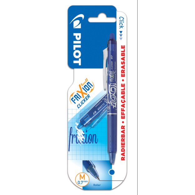 Automatinis tušinukas  Frixion Clicker 0,7 mm, mėlynos spalvos