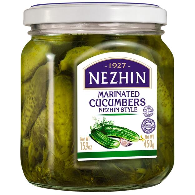 Marinuoti agurkai Neghinsky NEZHIN, 450 g