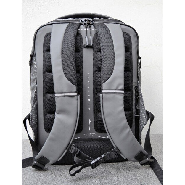 Forminė kuprinė LABYRINTH kolekcija OUT OF CONTROL PEOPLE, 27 litrų talpos 3