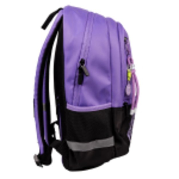 Kuprinė YES T-113 Lilac Cubes, 420x270x125 mm 1