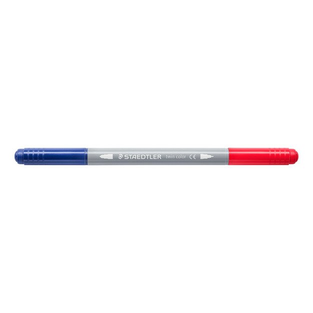 Flomasteriai STAEDTLER, dvipusiai, dvispalviai, 10 vnt. 8