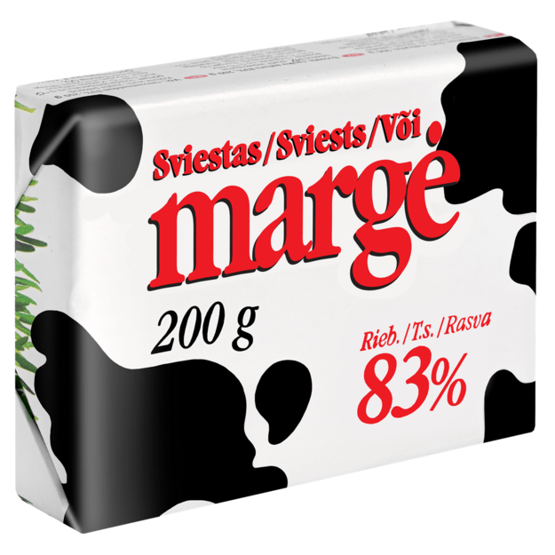 Sviestas MARGĖ, 83%, 200 g 2