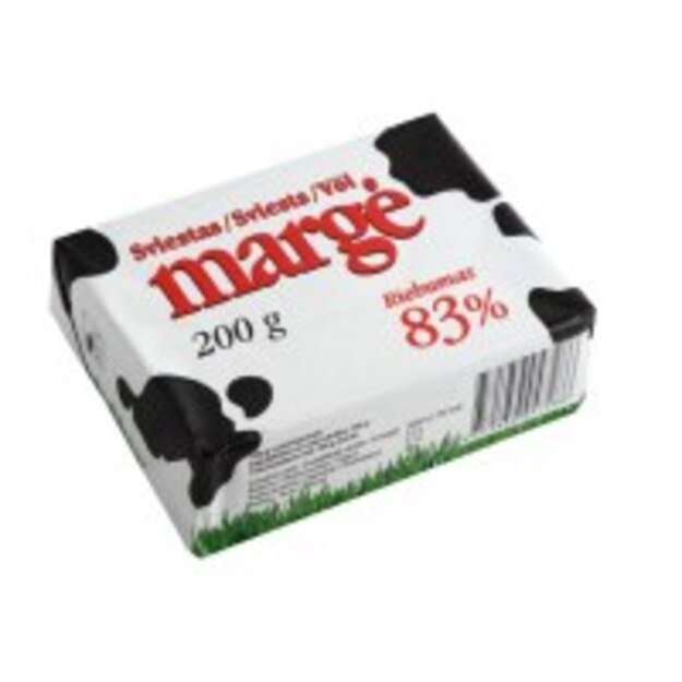 Sviestas MARGĖ, 83%, 200 g