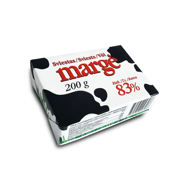 Sviestas MARGĖ, 83%, 200 g 1