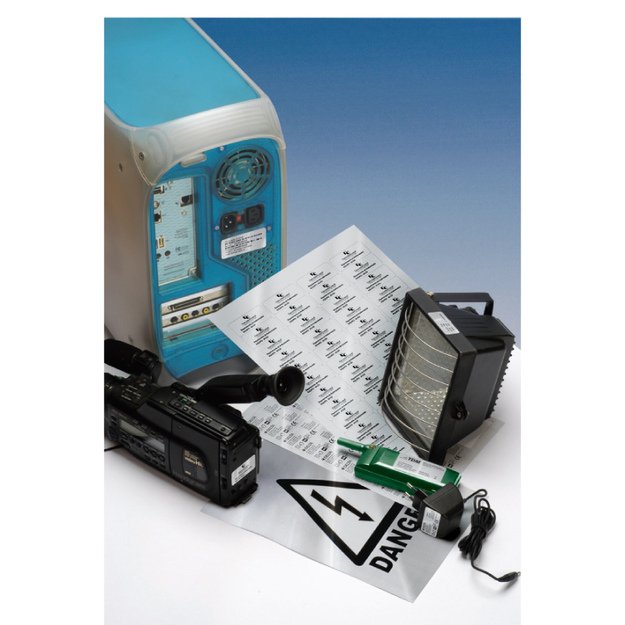 Lipnios etiketėsi APLI, 45,7 x 21,2 mm, A4, atsparūs, 48 lipdukai lape, 20 lapų, metallic spalvos 1