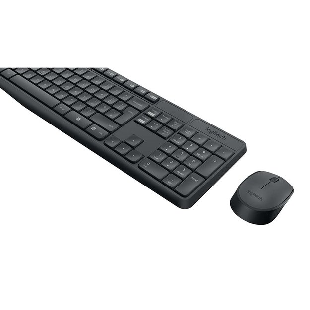 Rinkinys, belaidė klaviatūra ir pelė LOGITECH MK235, ENG, juoda sp. 1