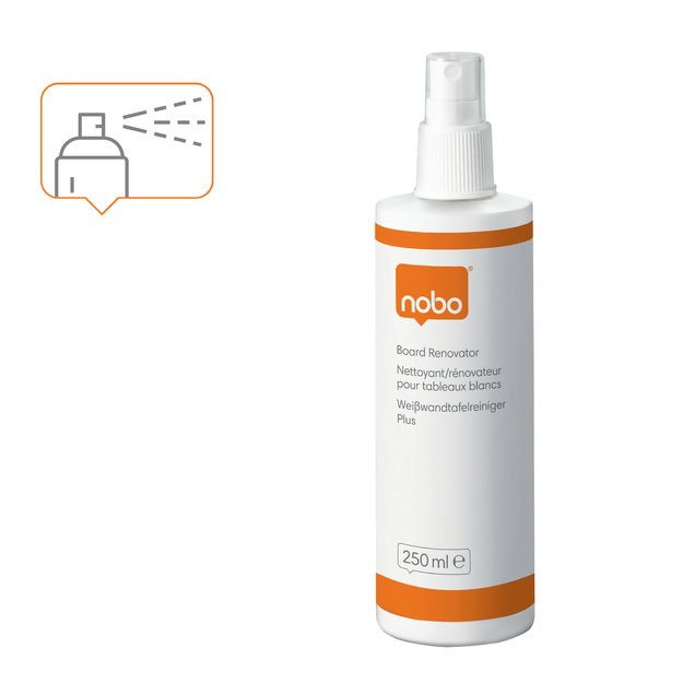 Baltųjų lentų valymo ir atnaujinimo skystis NOBO, 250 ml. 1
