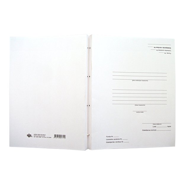 Kartoninis dėklas ABC JUMS, LV, su juostele, 31 x 23 cm