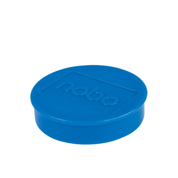 Baltosios lentos magnetai Nobo, 38mm, 10 vnt., mėlynos spalvos 9