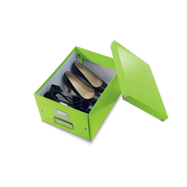 Archyvavimo dėžė LEITZ WOW, sudedama, A4, 200 x 281 x 370 mm, žalia sp. 2