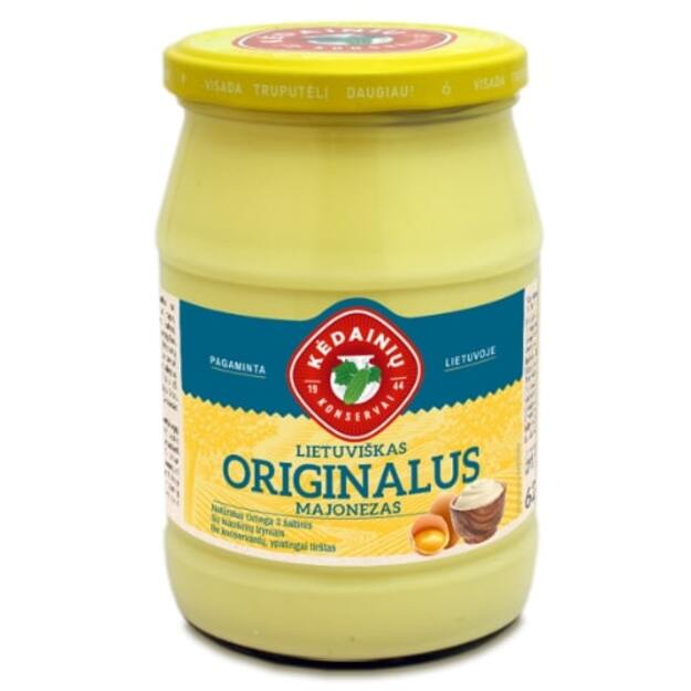 Majonezas KĖDAINIŲ Lietuvi&scaron;kas  Orginalus, 73% rieb., 620g