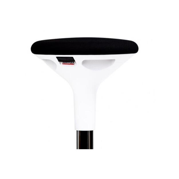 Reguliuojamo aukščio kėdė SUN-FLEX®ACTIVE, 62-71 cm, baltas rėmas, juoda sėdima vieta. 2