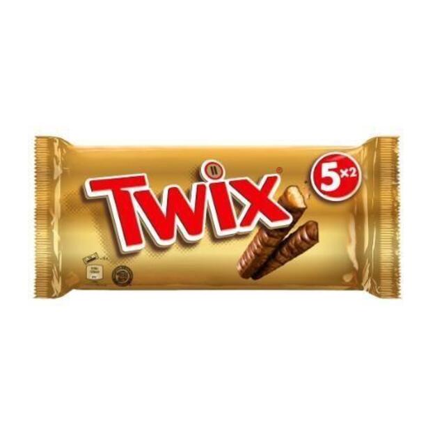 &Scaron;okoladinis batonėlis TWIX, 5x25g