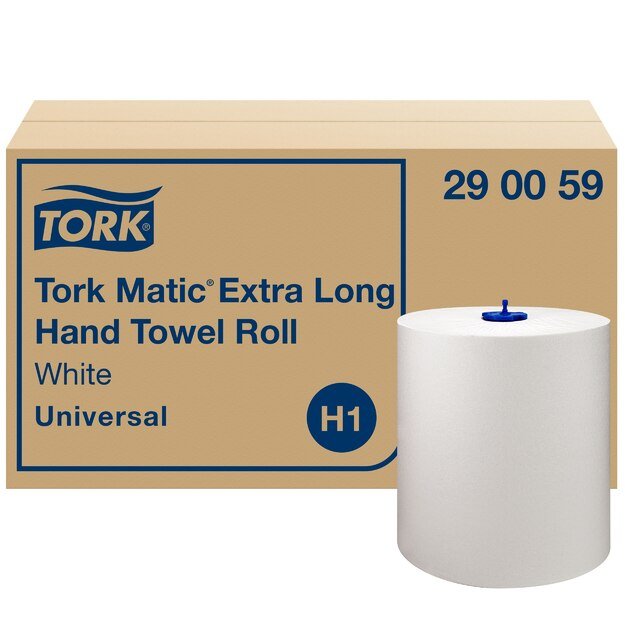 Popieriniai rankšluoščiai TORK UNIVERSAL H1, 290059, 1 sl., 1220 serv., 21 cm x 280 m, balta sp. 3