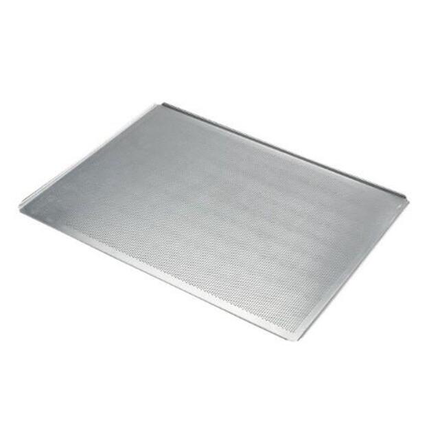 Skarda, perforuota D 3 mm, 4 bortai H 1 cm 45 laipsnių, aliuminis 2mm, 40 x 60 cm, vnt